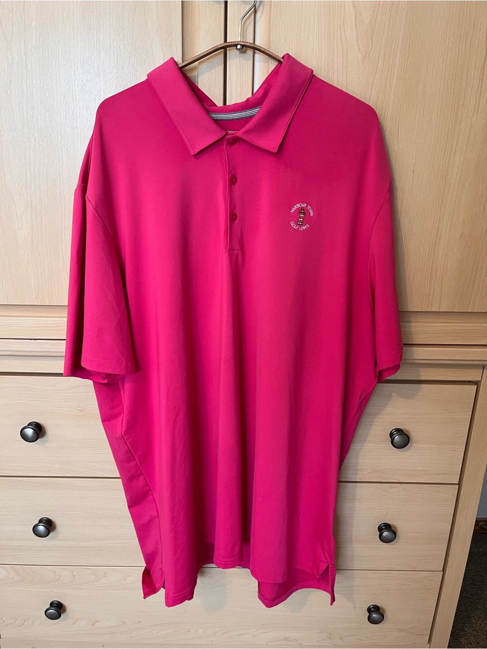 adidas Men's Polo Shirt, Hot Pink, XXL